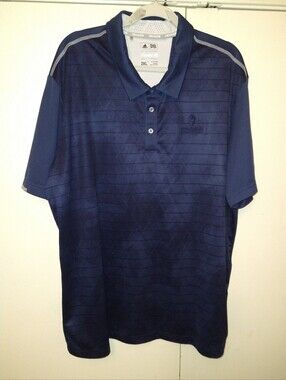 Adidas Golf Climachill Short Sleeve Polo Shirt Men's sz 2XL Golf Club of Houston